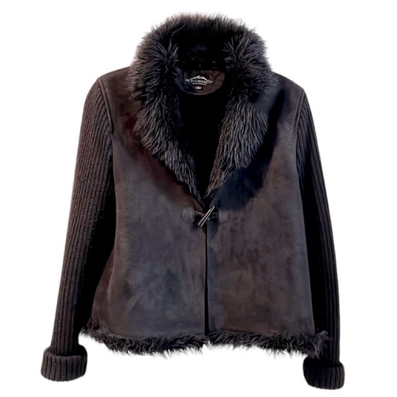 Montana Co Clothing Company | Faux Fur Suede Jacket | Small | Black | $30 - Picture 5 of 7